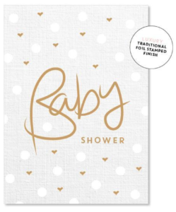BABY: Baby Shower Linen Polkadot