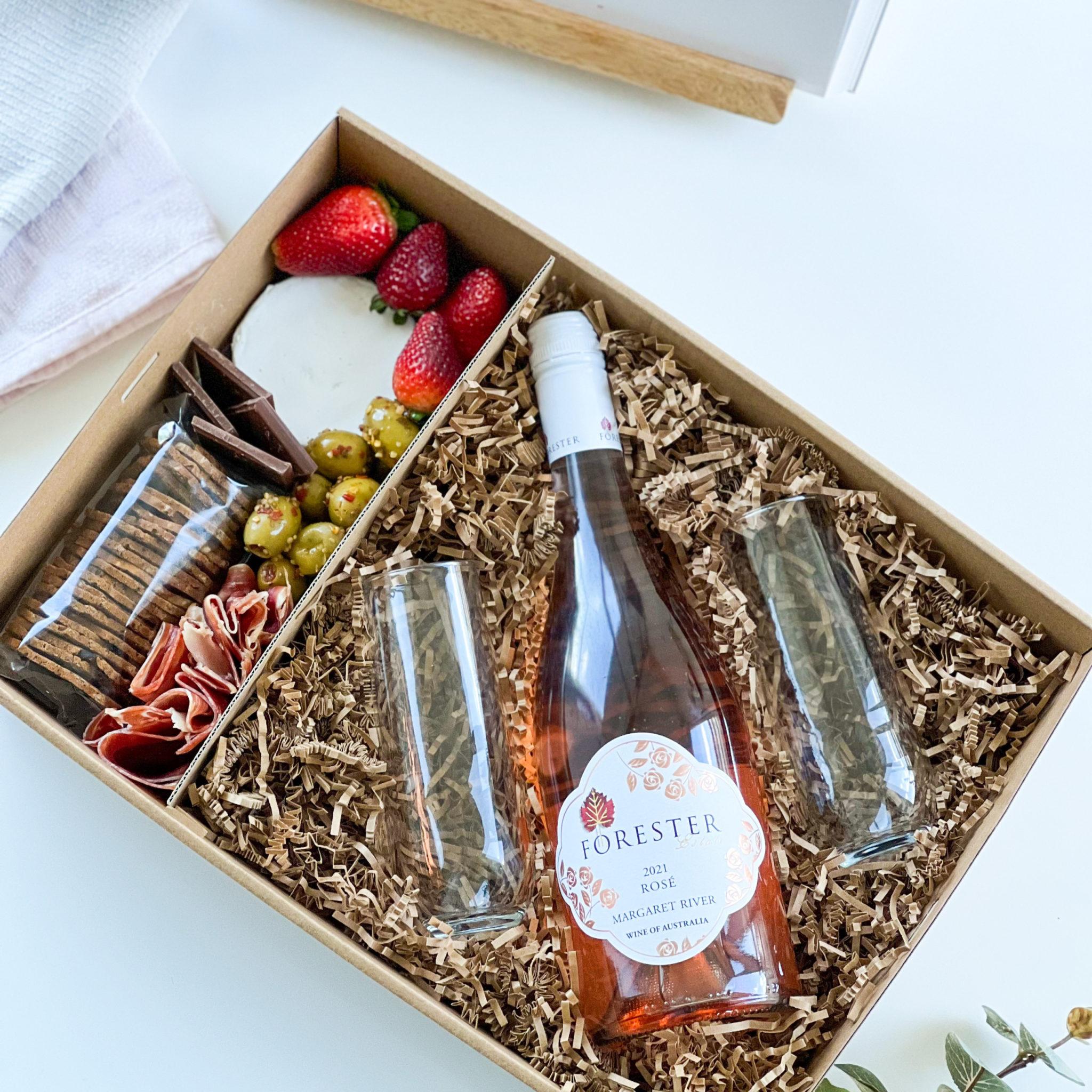 Wine and Graze Gift Box Corporate and Client Gifts Sugar Coat It