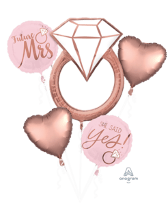 WEDDING: Future Mrs Bouquet (5 x Balloons)