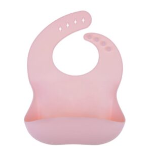 Pink Silicone Bib