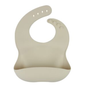 Neutral Silicone Bib