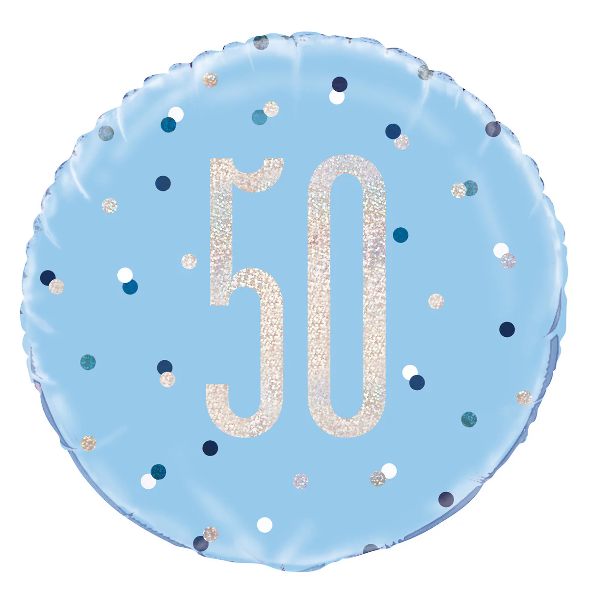 Blue 50th Balloon