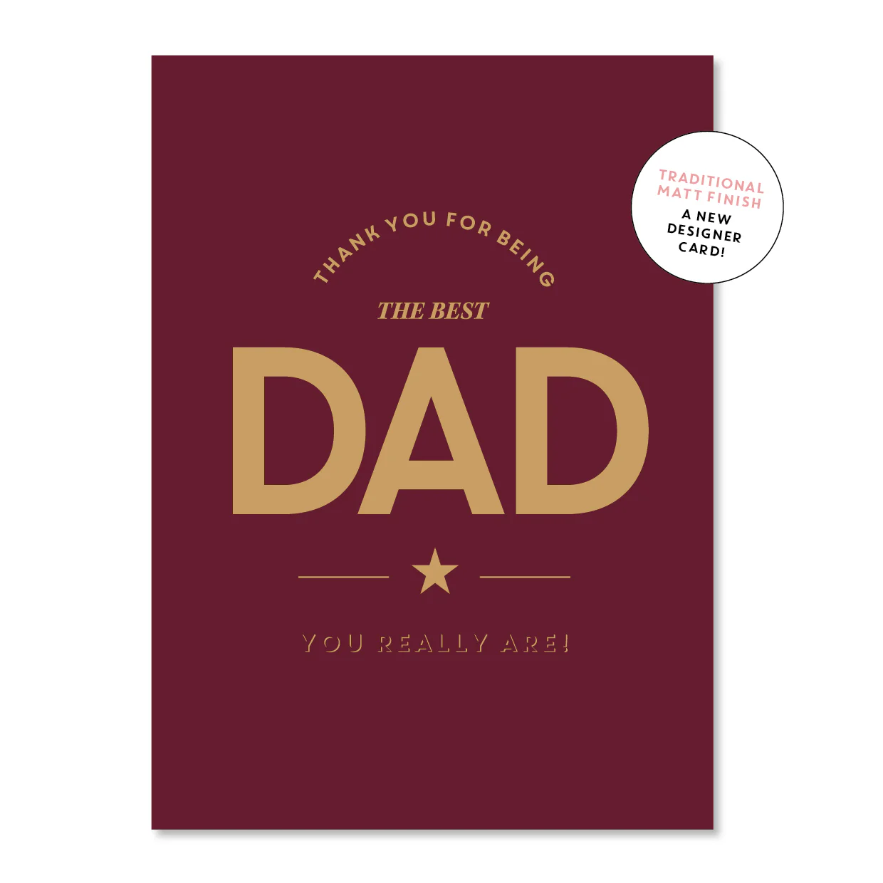 DAD: Thank you for being the best Dad