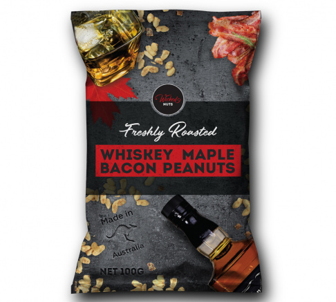 Wicked Nuts Whiskey Maple Bacon Peanuts
