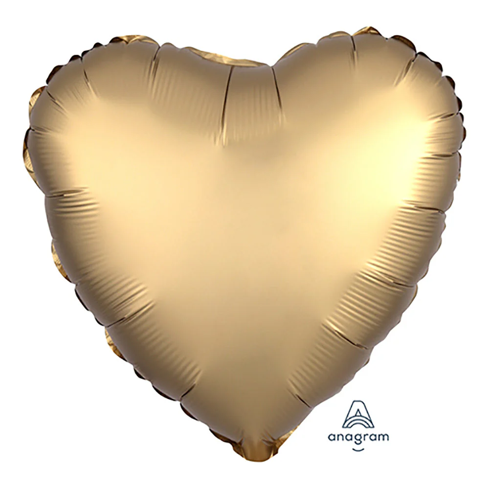 Gold Heart Balloon