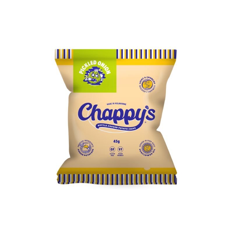 Chappy's chips pickled onion 45g