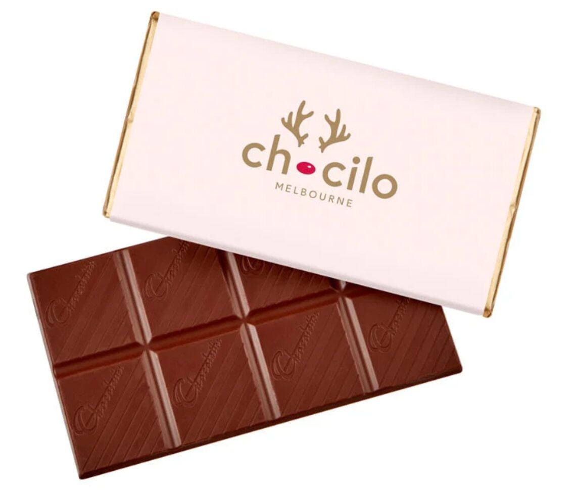 "Christmas Reindeer" Milk Chocolate Block - 35g