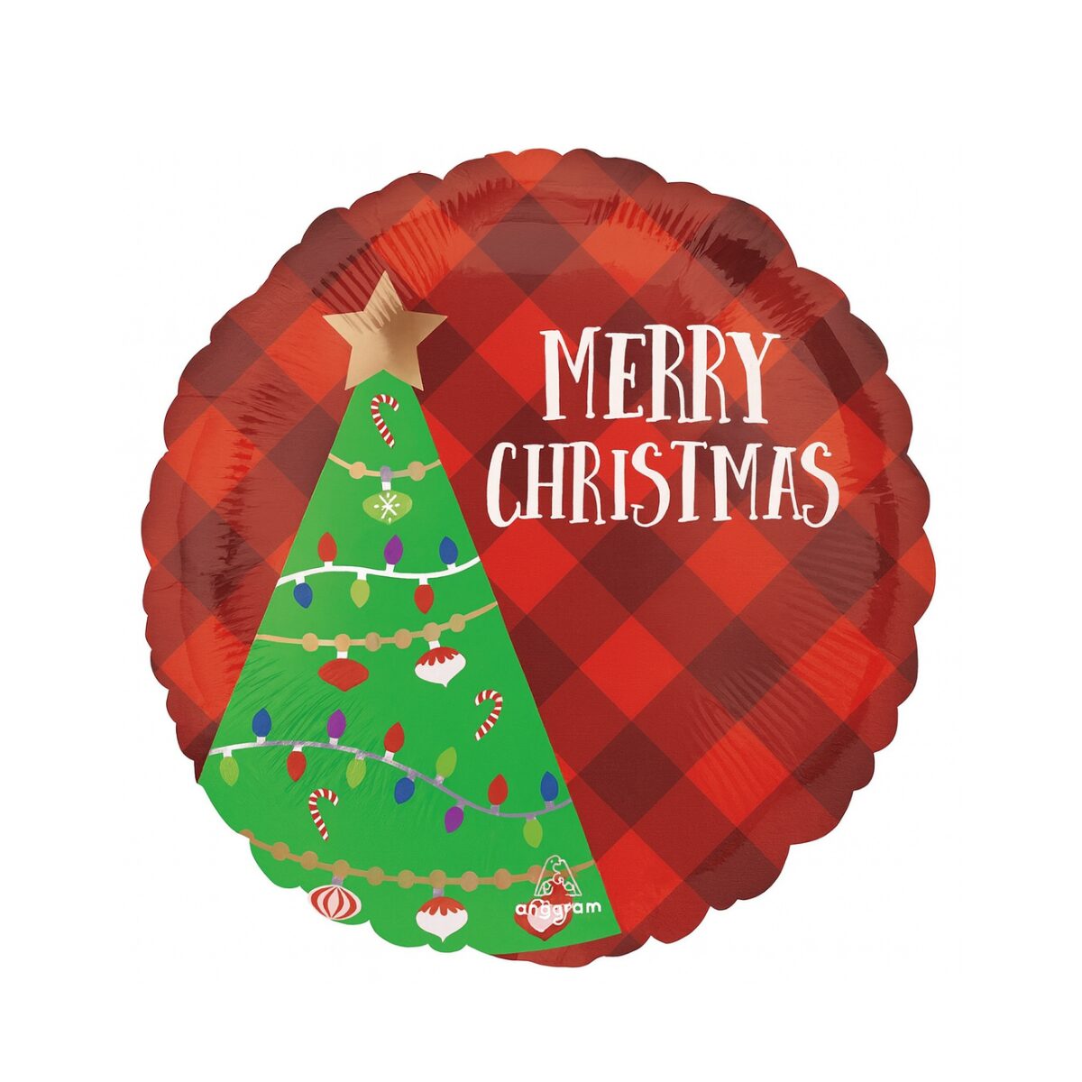 BALLOON: Merry Christmas Checkers