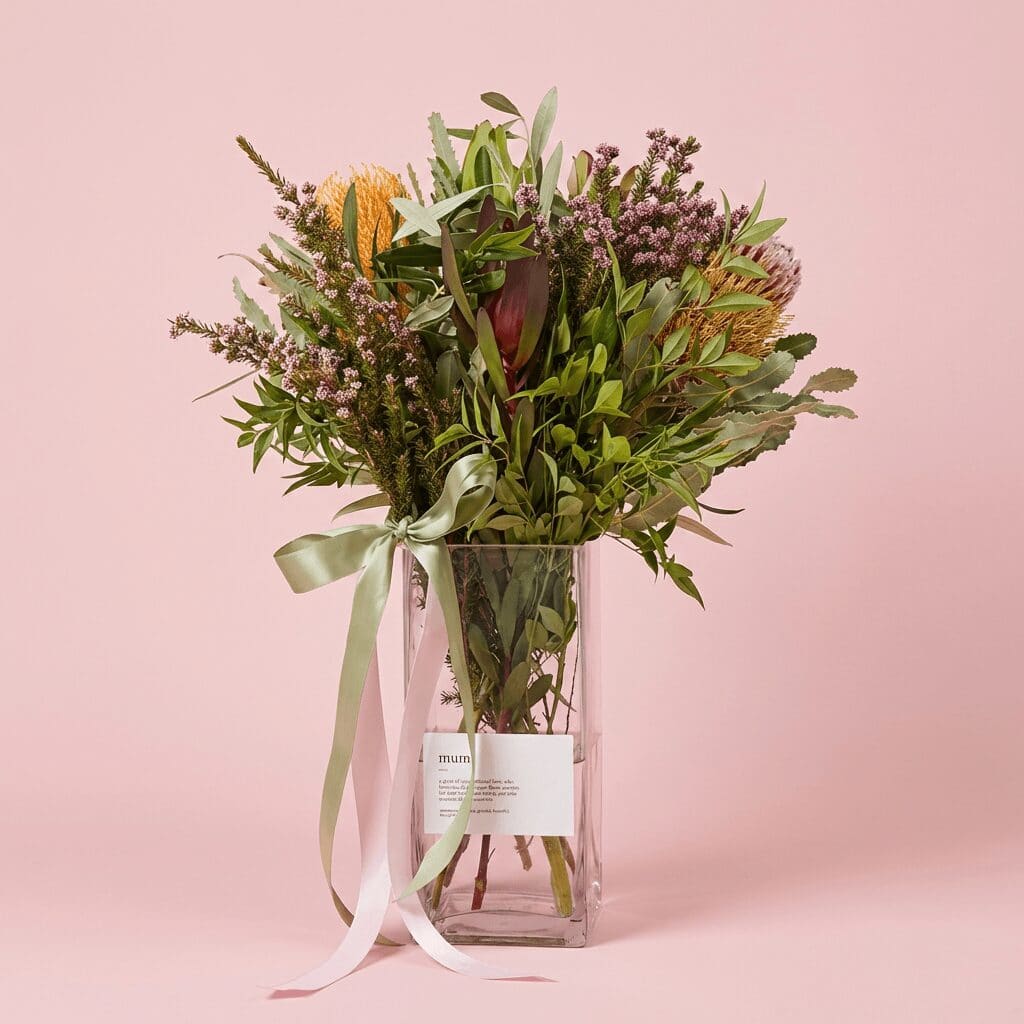 Mother's Day Native Flower Vase Perth - Sugar Coat It