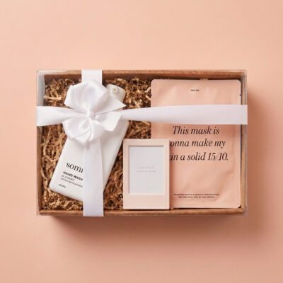 Somic Skincare Pamper Hamper with Personalised Polaroid