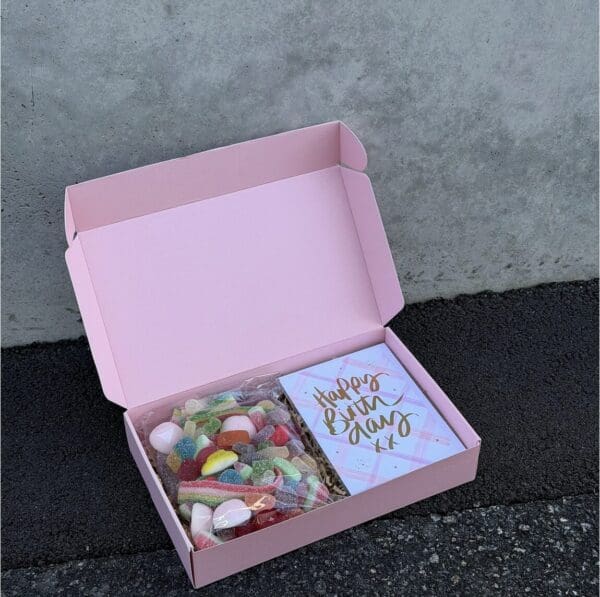 Lolly Gift Box With Your Choice Of Card