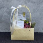 Sunshine Self Care Gift Bag – Flowers, Chocolate & Face Mask