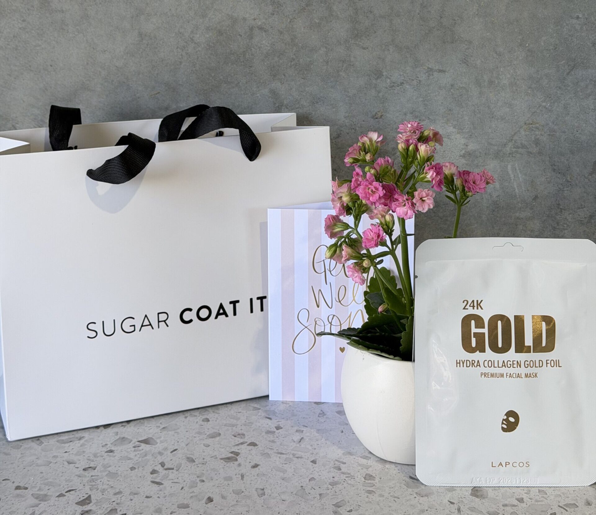 Get Well Soon Plant & Self Care Gift Bag