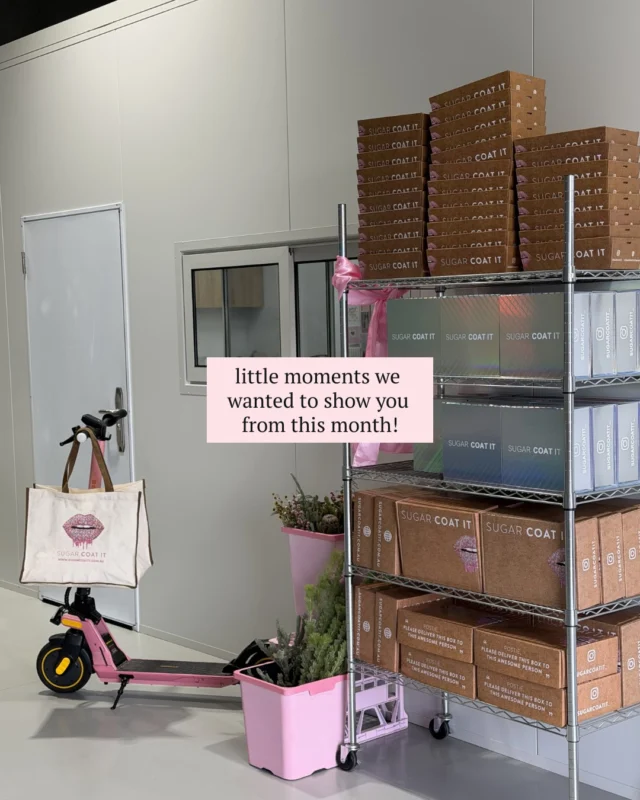 some little moments from the warehouse this month, just because we wanted to show you 💗