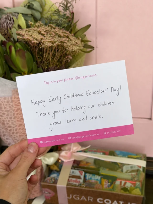 Tomorrow is Early Childhood Educators’ Day 💗

Celebrating the incredible educators who help the little ones grow, learn + smile every day ✨